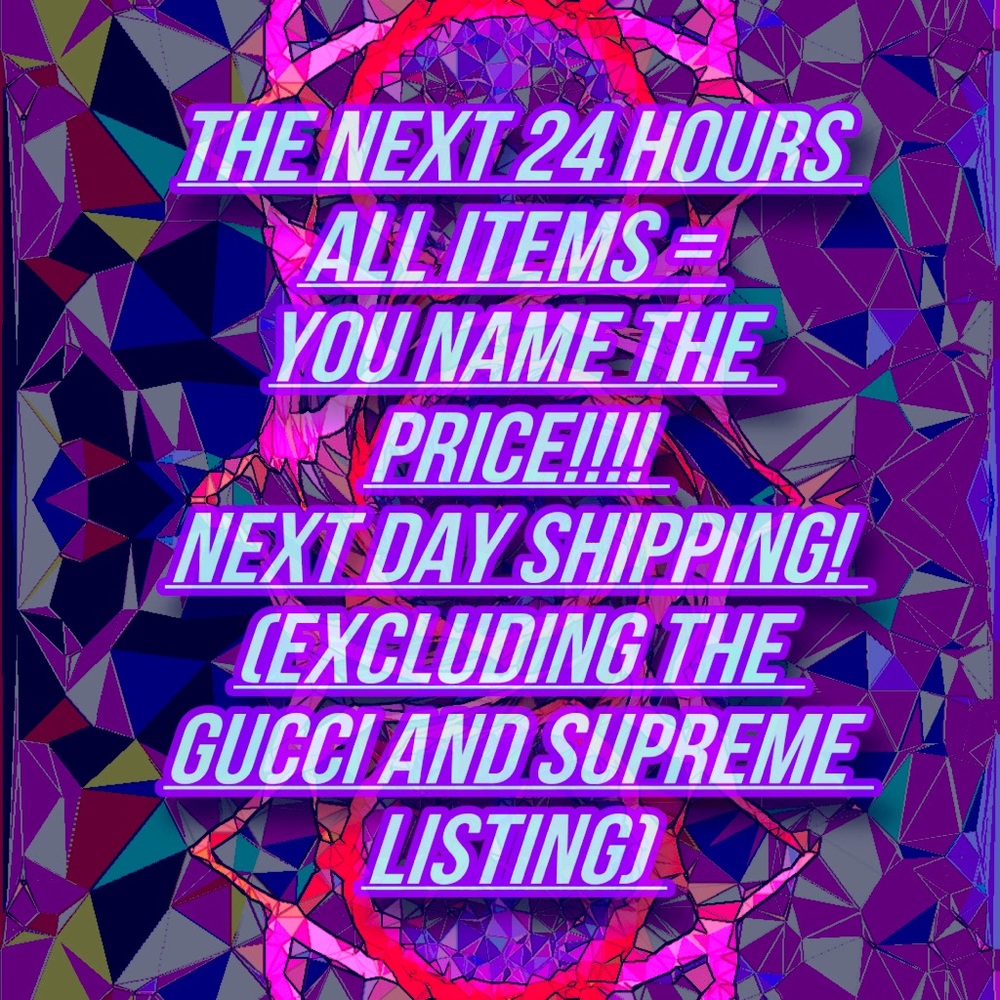 YOU NAME THE PRICE!
